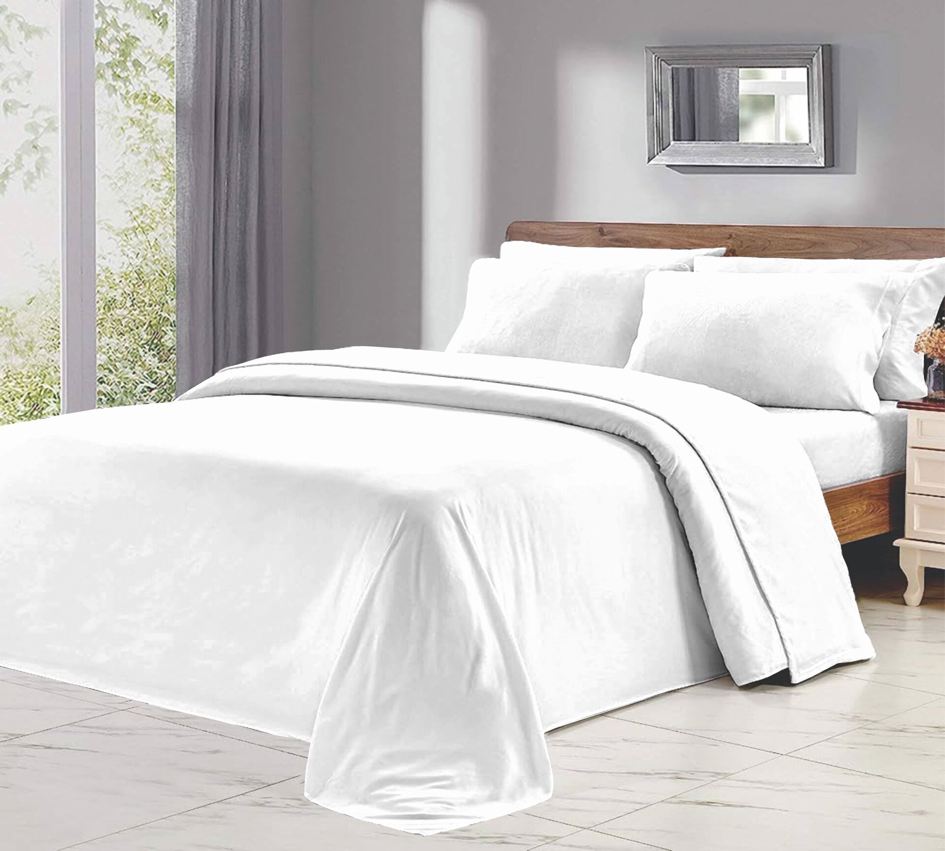 White Bedding