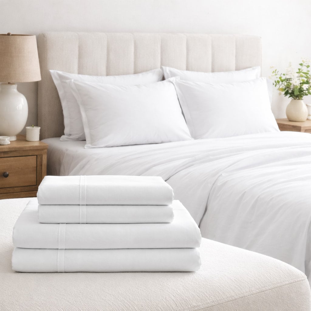 Cotton sheets for hotel chains and healthcare